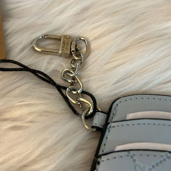 NWT Steve Madden Card Case Wallet - Light Blue - Picture 7 of 7